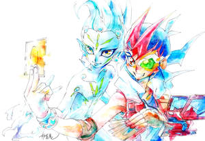 Yugioh Yuma And Astral Wallpaper