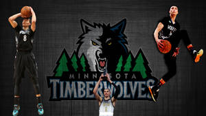 Zach Lavine In Timberwolves Wallpaper