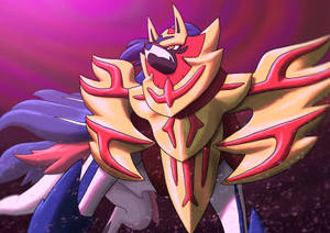 Zamazenta Looking Up Wallpaper