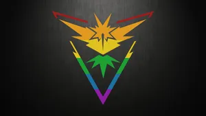 Zapdos Rainbow Logo Pride Desktop Wallpaper