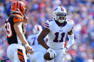 Zay Jones Next To Bengal Player Wallpaper