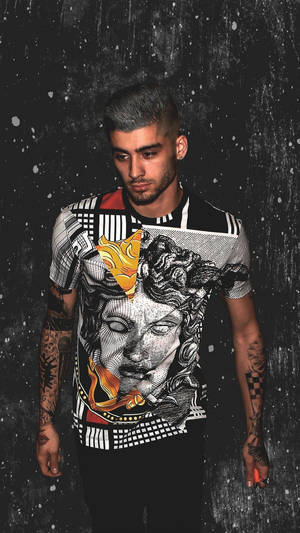 Zayn Malik Silver Hair Wallpaper