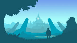 Zelda Blue Vector Art Wallpaper