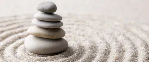 Zen Sands And Stone Stack Wallpaper