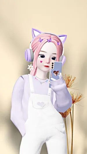 Zepeto Anime E-girl Wallpaper