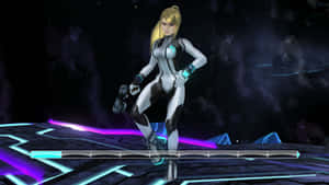 Zero Suit Samus – Ready To Fight Wallpaper