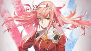 Zero Two Flying Hair Good Pfp Wallpaper