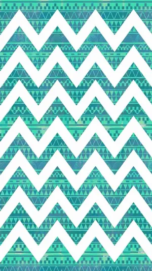 Zigzag Tribal Pattern Wallpaper