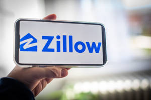 Zillow Logo On Phone Wallpaper