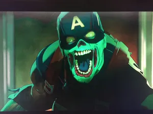 Zombie Captain America Artwork Wallpaper