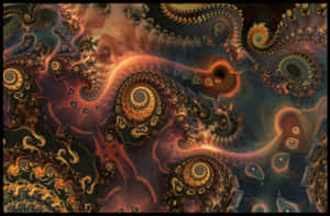 Zoom In To Discover An Infinite World Of Mesmerizing Shapes Wallpaper