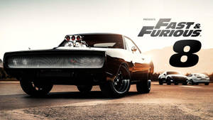 Zoom Into Action With The Fast And Furious 8 Car Wallpaper