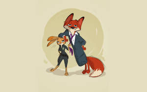 Zootopia Comical Characters Wallpaper