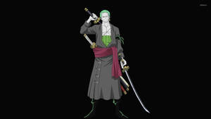 Zoro, Daring And Determined Wallpaper