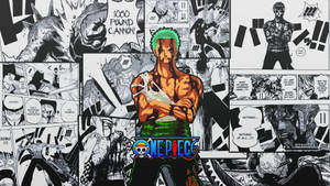 Zoro, Swordsman And Captain Of The Straw Hat Pirates Wallpaper