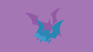 Zubat Evolution Line Silhouettes Wallpaper