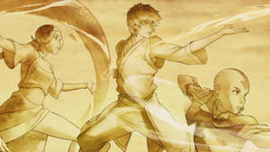 Zuko In Sepia Color Wallpaper