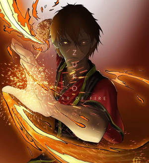 Zuko Pillar Of Fire Wallpaper